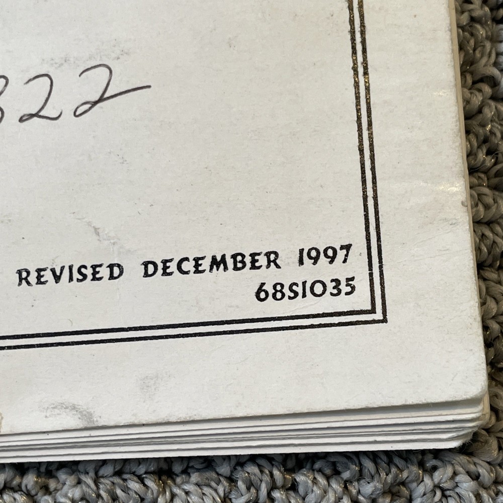 Century 2000 Autopilot Flight System Operating Manual 1997