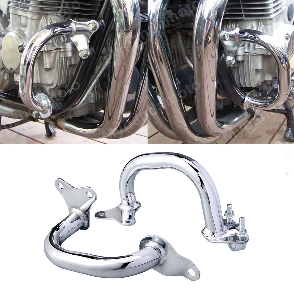 Left & Right Engine Guards Protector Crash Bars For Honda CB750 NightHawk 92-08