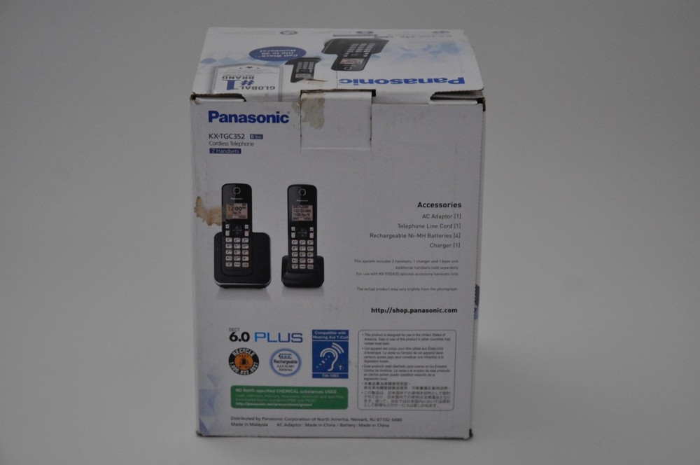 Panasonic KX-TGC352B Cordless Phone System