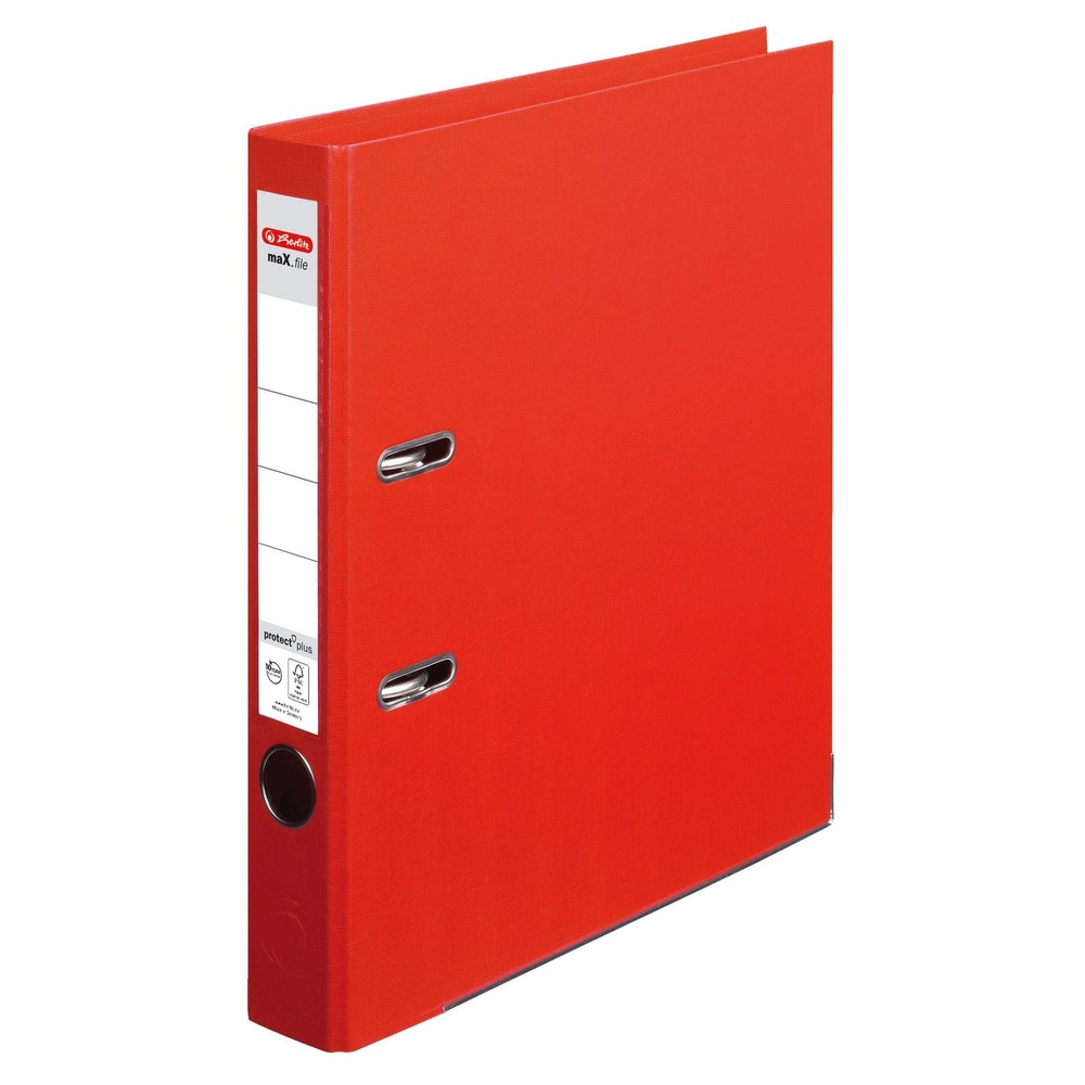 Herlitz Ring Binder – Red 10834737 Polypropylene (PP) (Polypropylene (PP) Ring B