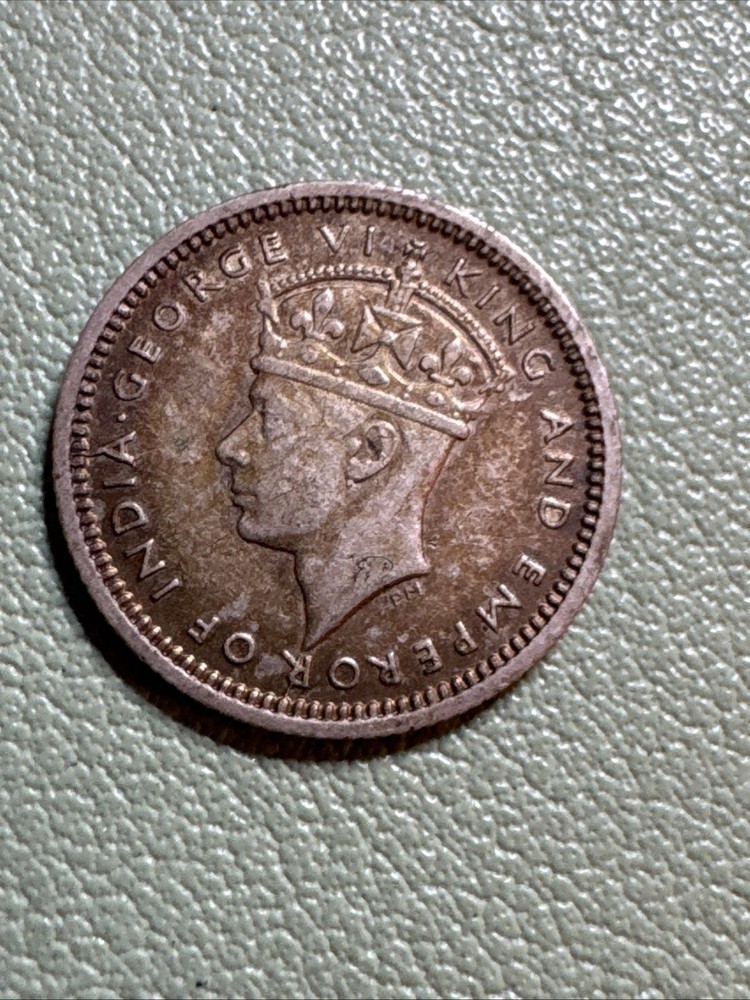 1945 Malaya 5 Cents - Silver Coin -