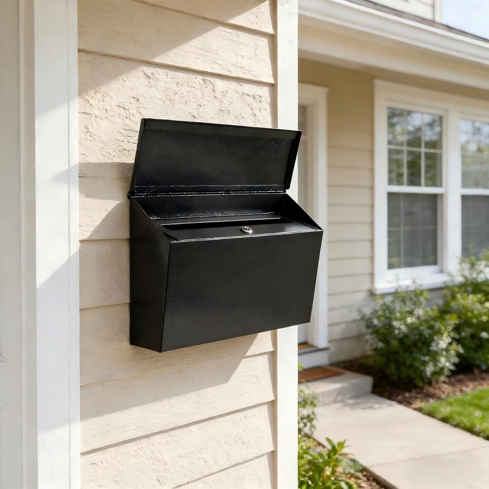 Elegant Large Capacity Drop Box with Security Lock - Perfect for Home or Office