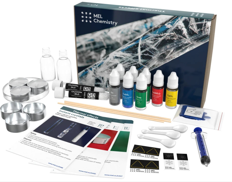 Mel Science Chemistry Thermal Effects Set Home Experiments 10+
