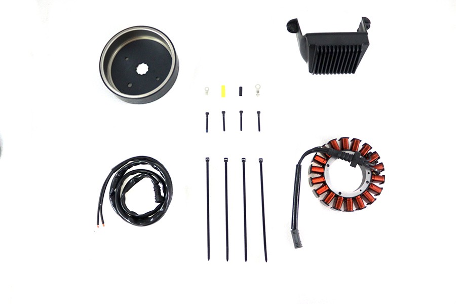 Alternator Charging System Kit 50 Amp fits Harley Davidson