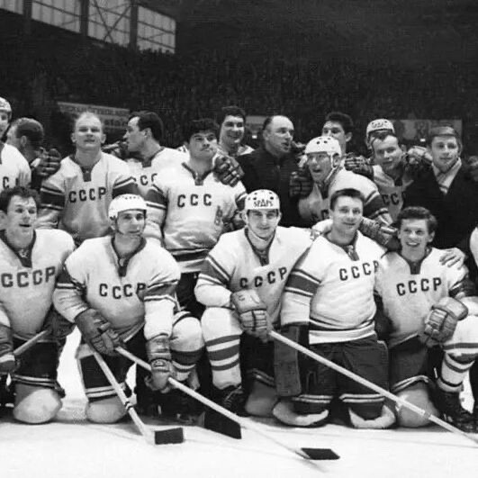 Коллекционная мини-хоккейная клюшка Чемпионата мира по хоккею 1963 года