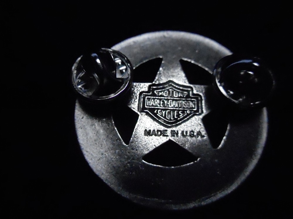 FANTASTIC HARLEY DAVIDSON (((( STAR ))) GREAT PIN PEWTER