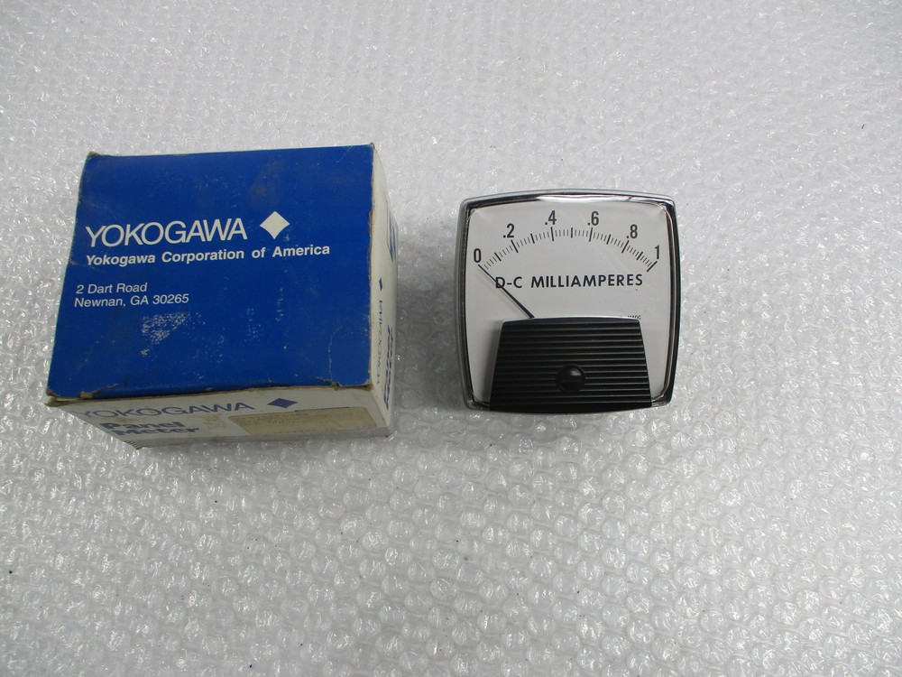 YOKOGAWA 250309FAZZ8 PANEL METER 0-1MA NSMP
