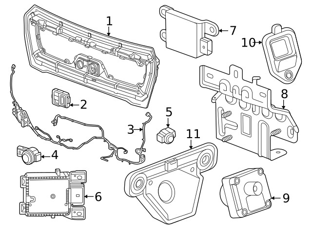 Genuine GM Mount Bracket 86538862