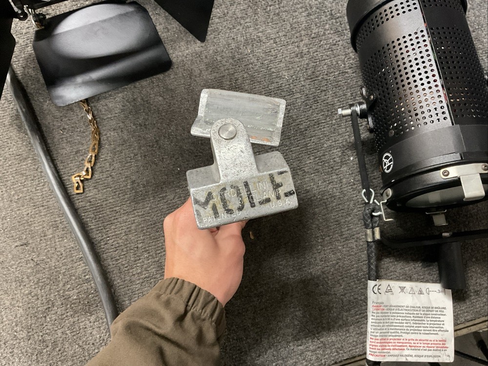 Mole Richardson Type 9161 100W Vari Mole Led Studio Light Barn Door Power Cable