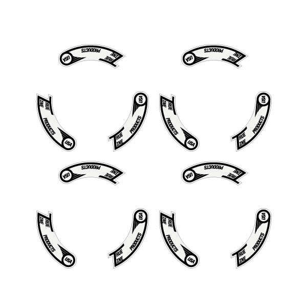 Truline - Wheels Black custom decal set