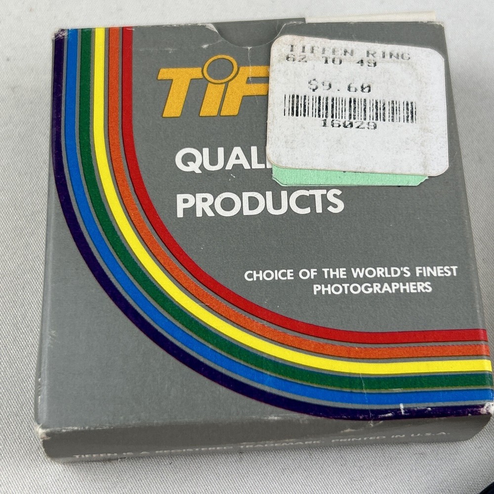 Tiffen screw-in step-down ring 62 to 49