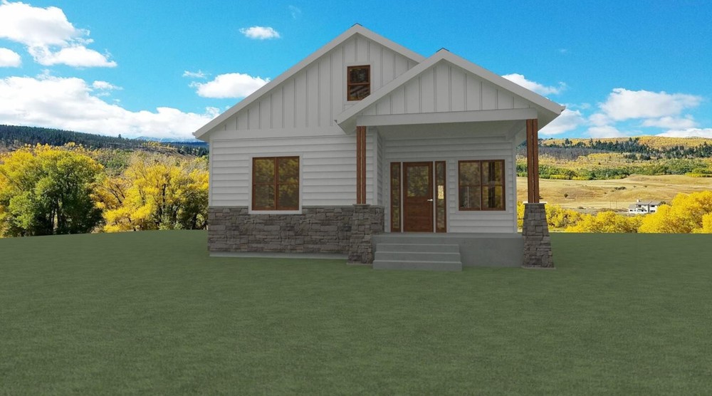 Custom 2 Bedroom 1 Bath House Plans 757 sqft Plan #2202