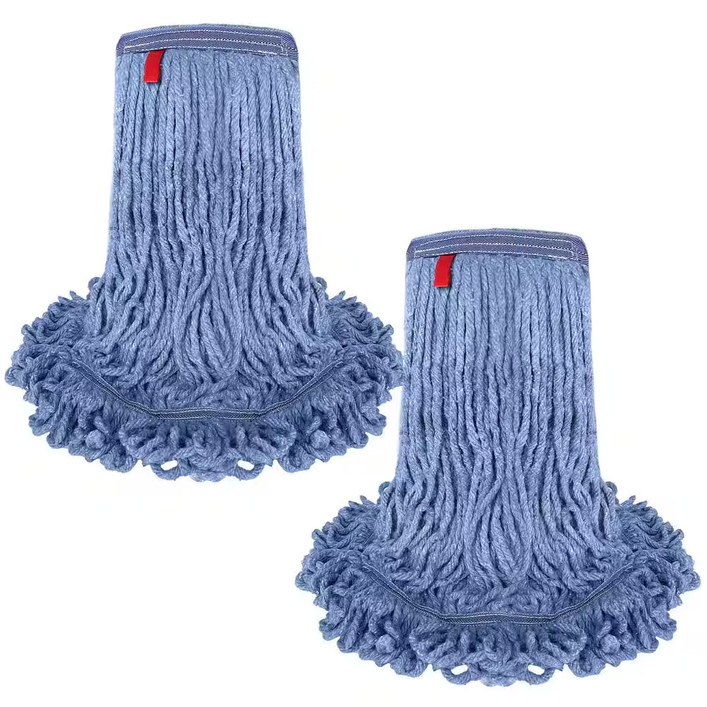 1.25 In. Loop End Commercial String Mop Blended Mop Head Replacement Refill 24 O