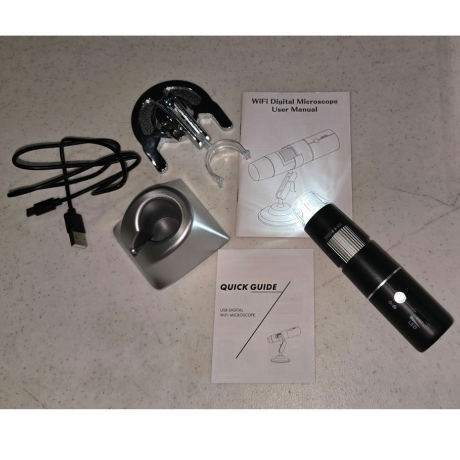 Wireless Digital Microscope, Skybasic 50X-1000X Magnification