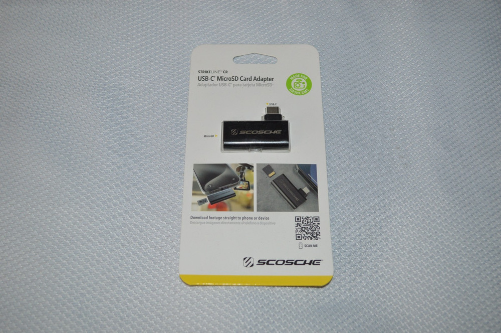 SCOSCHE ~ STRIKELINE ~ USB-C ~ MICRO SD CARD ADAPTER ~ MADE FOR DASHCAMS ~ NEW*