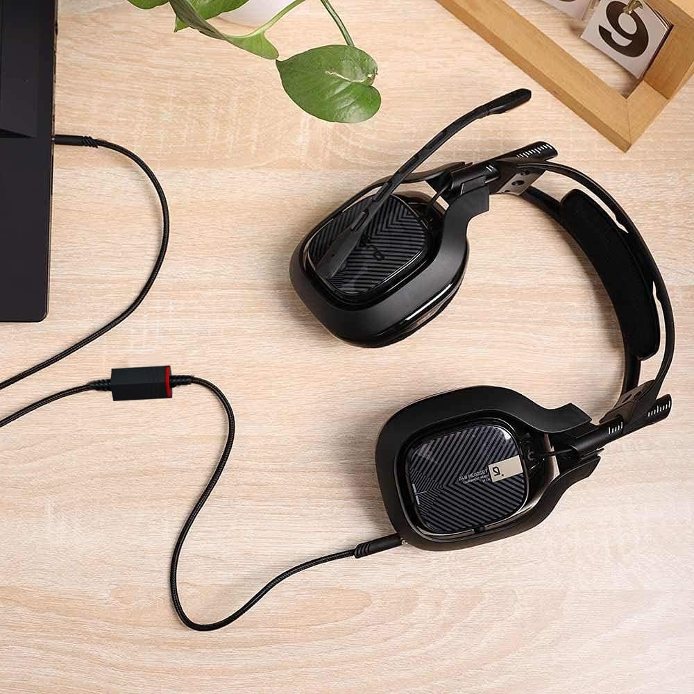 Replacement A40 Cord Compatible with Astro Headset, Inline Mute Audio Cable f...
