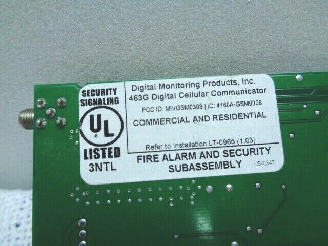 DMP 463G Digital Cellular Alarm Communicator