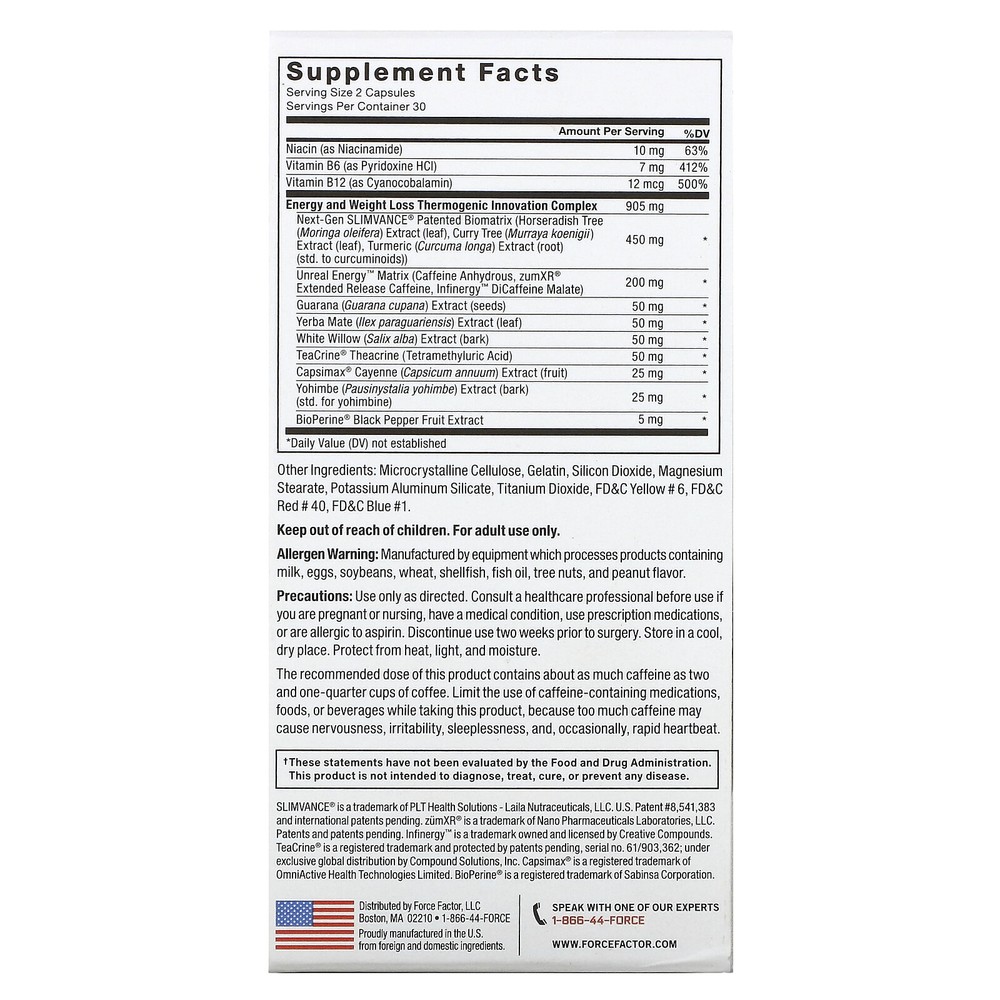 LeanFire with Next-Gen Slimvance, 60 Capsules