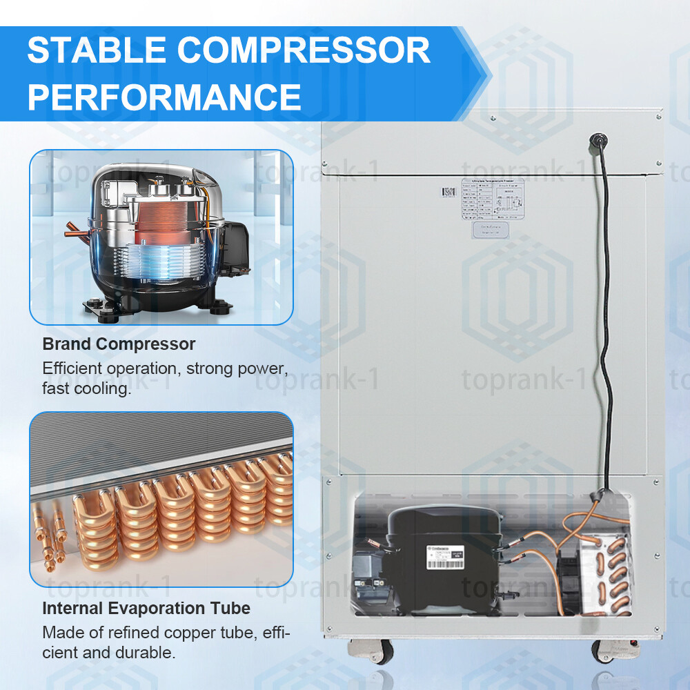 Ultra Low Temp Lab Freezer 30L 1.06cuft -86℃ For Lab Cryogenic Sample Storage