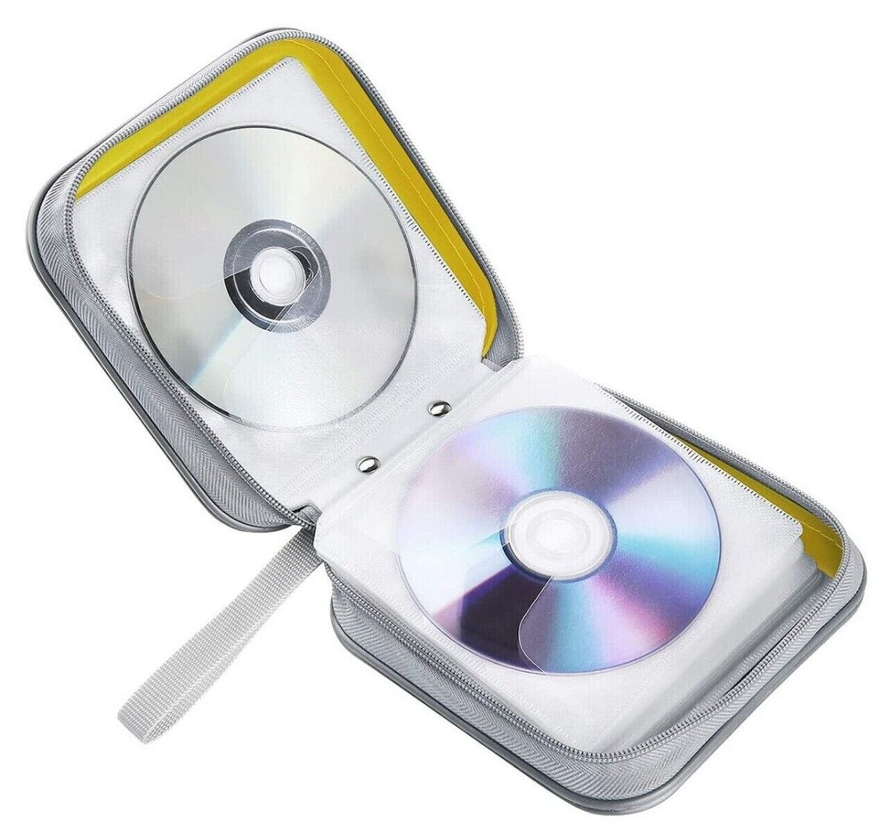 DVD Case for Car CD Case Portable Hard Plastic Case Holder CD Organizer Wallet