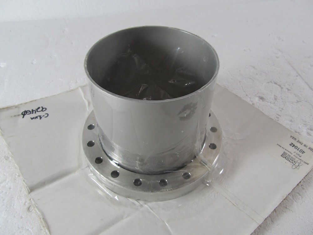 MDC 6.75" CONFLAT HALF NIPPLE, 5" LONG, ROTATABLE, 304 STAINLESS, P/N 401042