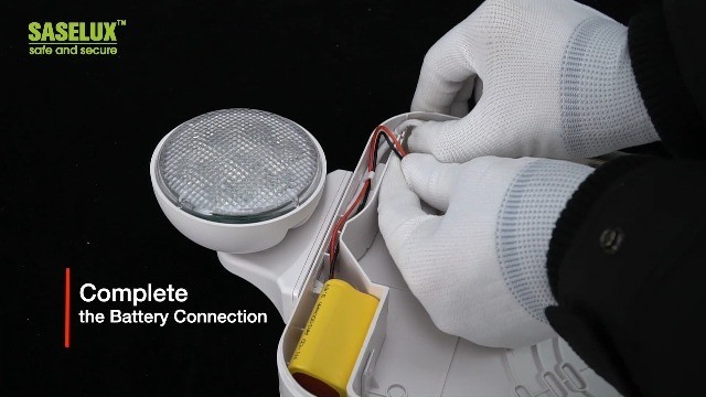 Adjustable Green LED Exit Sign Emergency Light Combo, Double-Sided, Battery Back