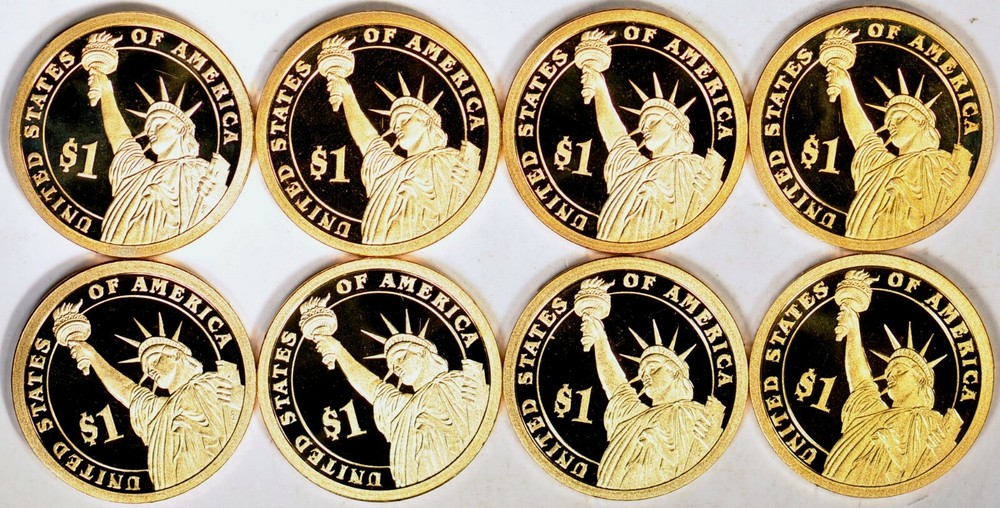 Complete Set Presidential Dollars Proof K9040