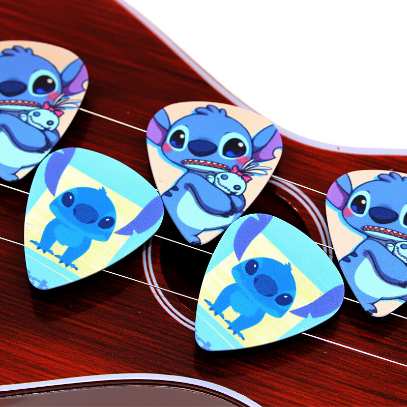 Cartoon Character Guitar Picks Medium / Thick. 10 Pcs. Each.