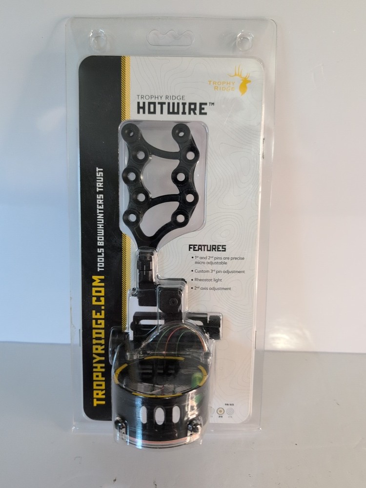 Trophy Ridge Hotwire 3-Pin Sight - Black
