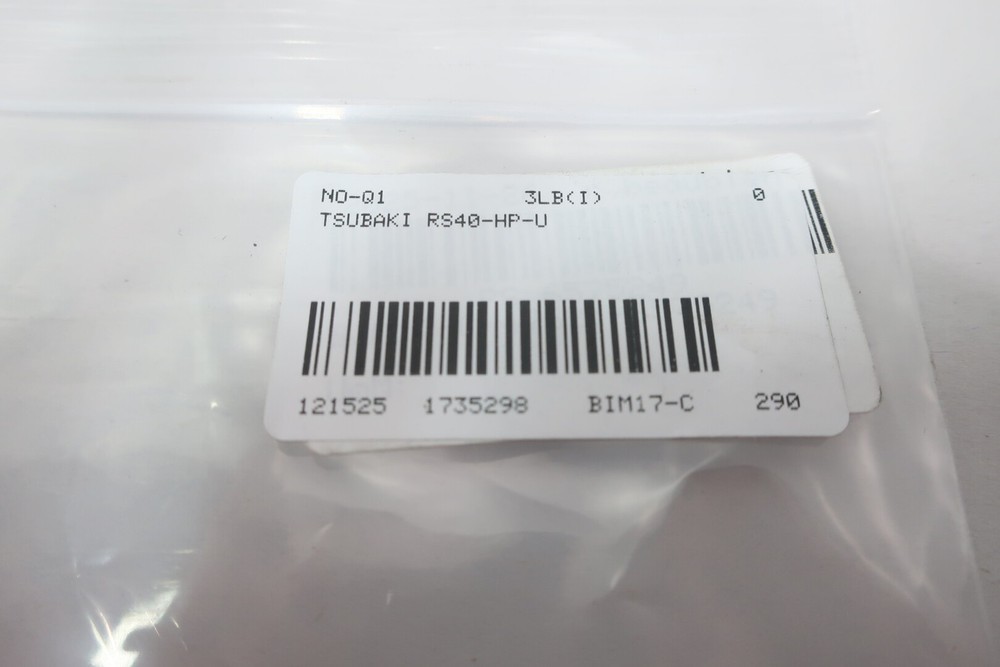 Tsubaki RS40-HP-U Single Roller Chain