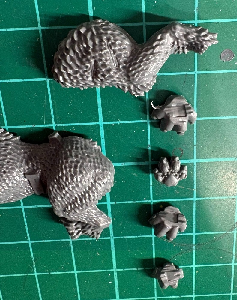 Space Wolves Thunderwolf Cavalry Wolf A | Torso Body Bits Warhammer 40K Kitbash