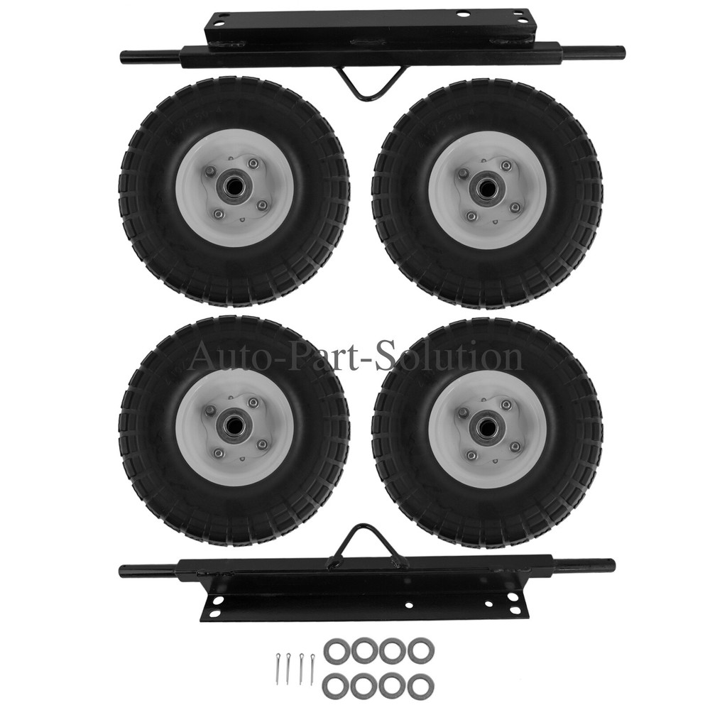 Wheel Kit for Honda Generator EU3000is Solid Never Flat Tires All Terrain
