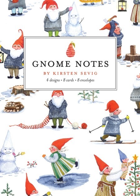 Gnome Notes Notecards Set, NEW