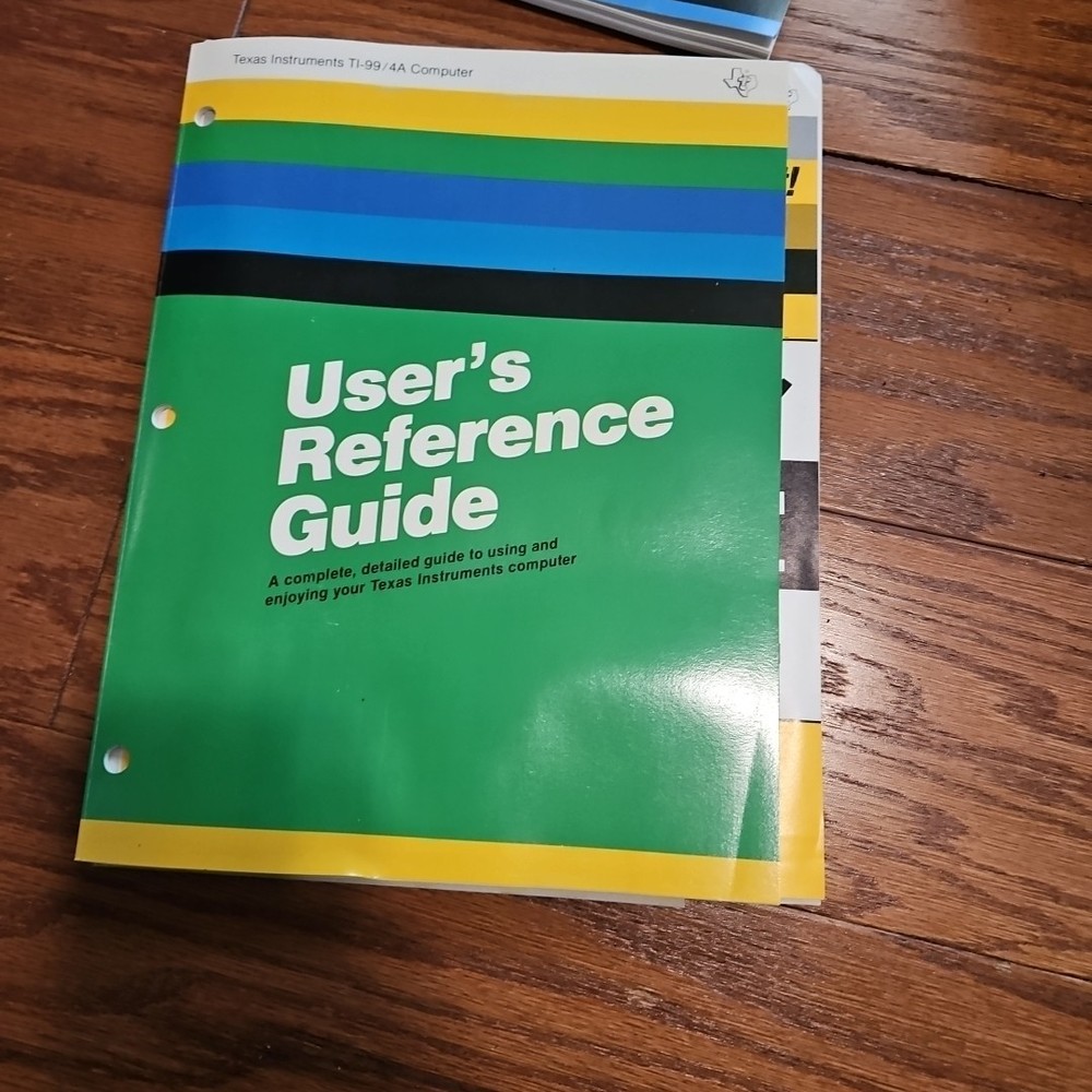 Texas Instruments Ti-99/4a Home Computer Console In Box With Cords Books
