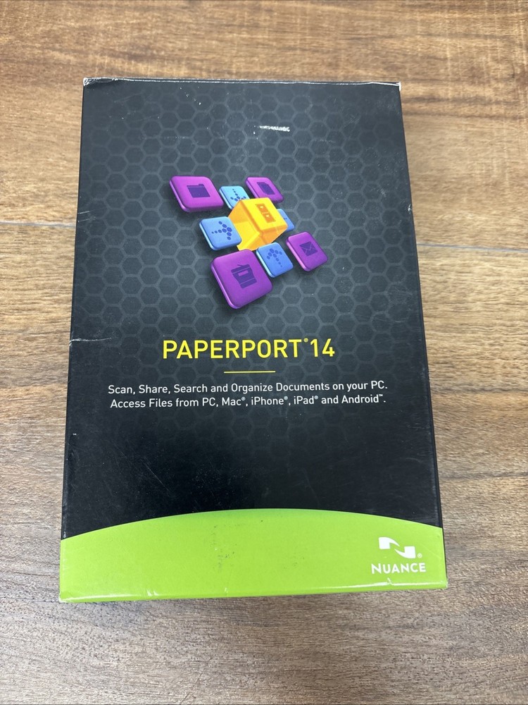 PaperPort 14.1 Software Disc w Serial Original Box Preowned