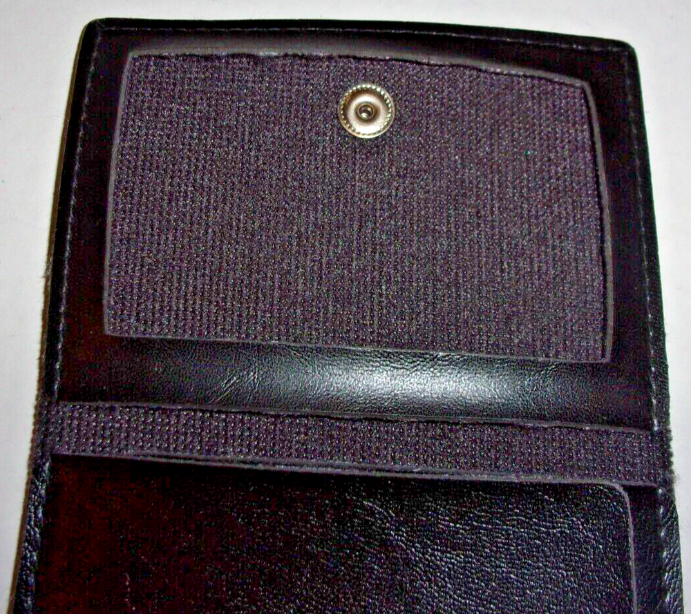 LEATHER MILITARY ID WALLET HOLDS ID CARD