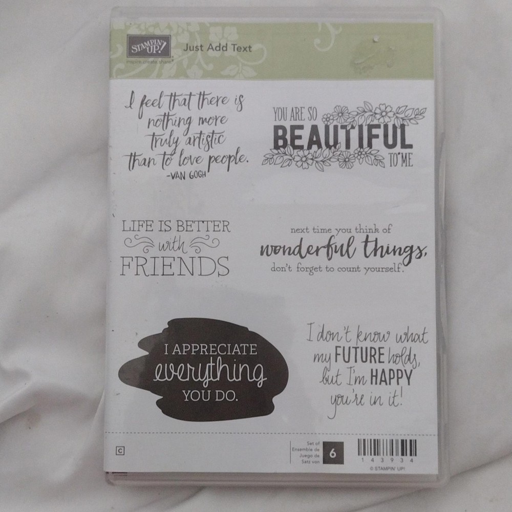 Stampin Up! Bundle Of 3 Stamp Sets