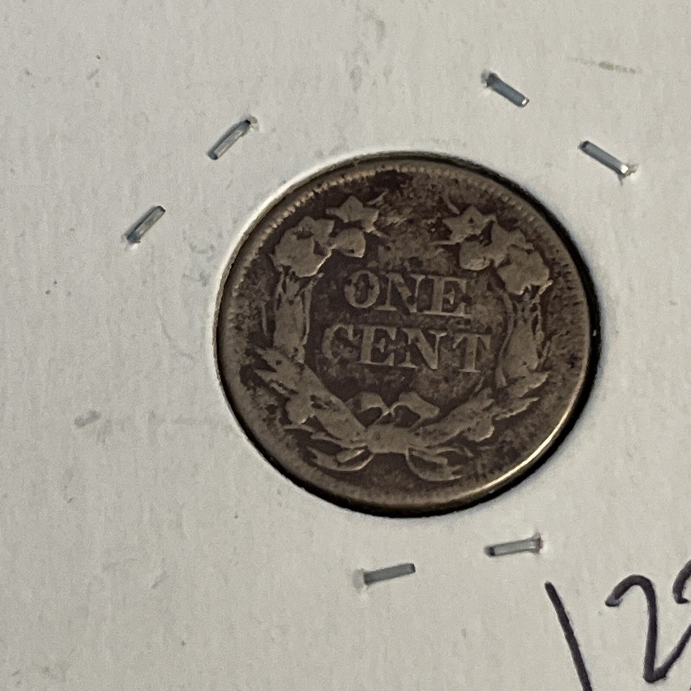 1858 Flying Eagle Cent Penny, Small Letters VG