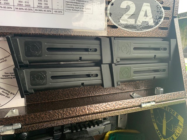 Magnetic gunbox mount for Nelson Conversion plastic magazines