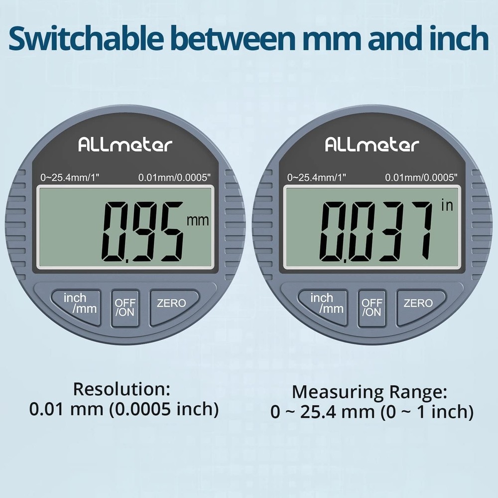 Digital Dial Indicator 0-25.4mm & Coaxial Centering Test Indicator...