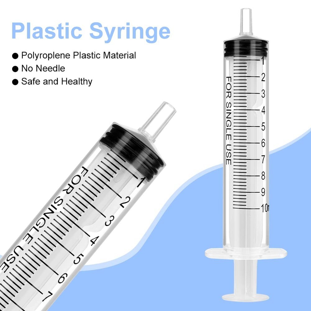 OFFCUP Plastic Syringes, 8pcs No Needle Syringe, 10ml Liquid transparent
