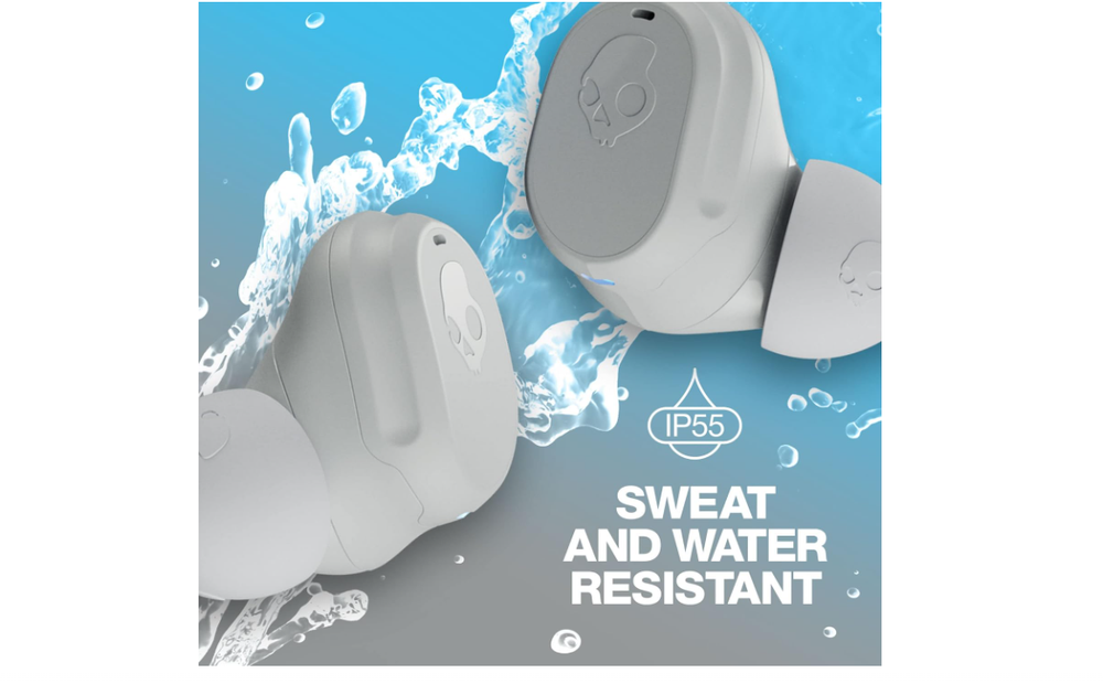 Skullcandy Mod True Wireless Earbuds - Light Gray Blue (Certified Refurbished)