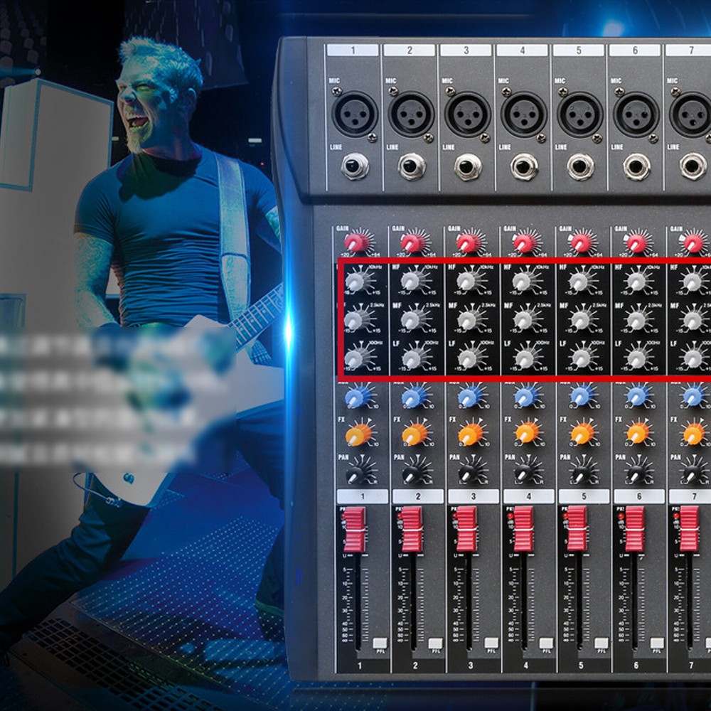 Pro Audio Equipment Live&Studio Mixers 12-channe Stage Analog Effect Processor