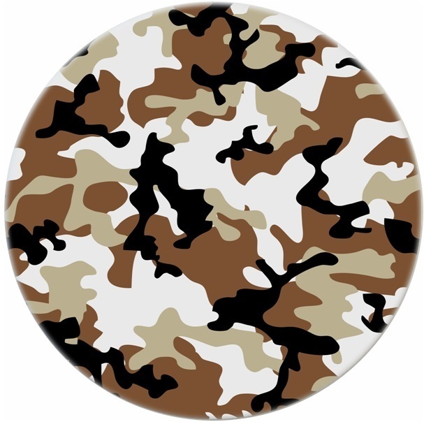Desert Camouflage Ceramic Cabinet Drawer Pull Knob