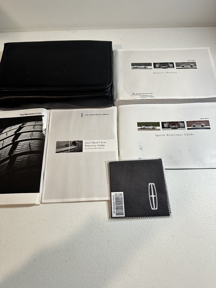 2015 Lincoln MKZ Owner's Manual Set
