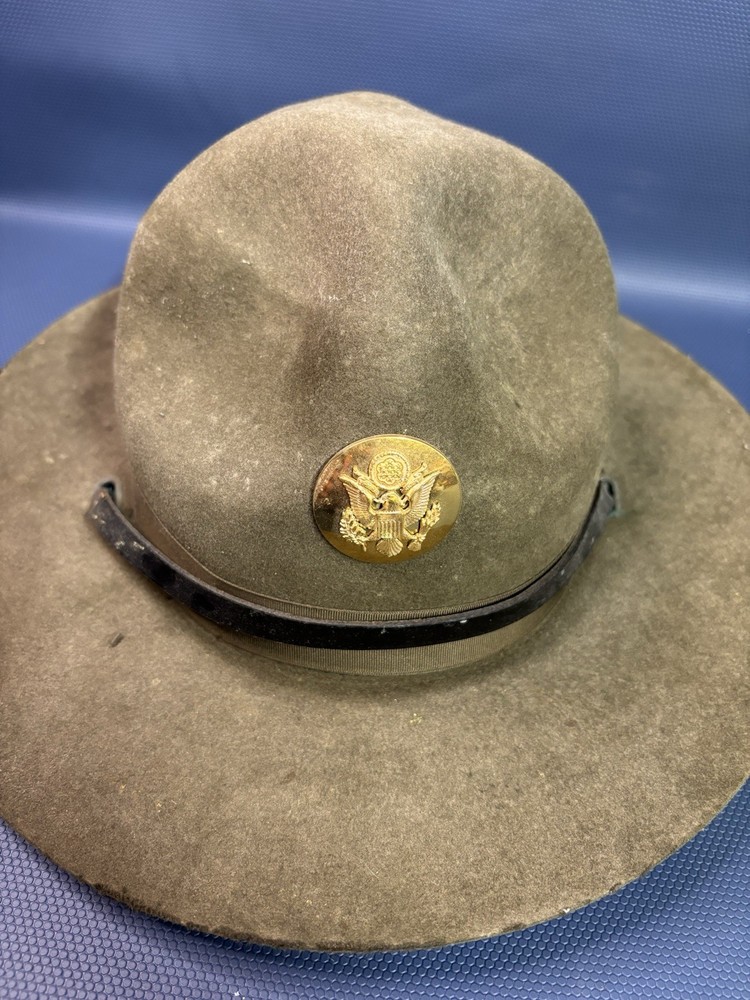 US Army Drill Instructor Hat With Front Emblem (10M)