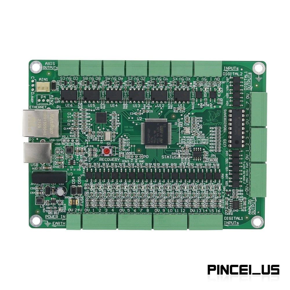 6 Axis Mach3 Controller Board Support USB + Ethernet For CNC Engraving Machine