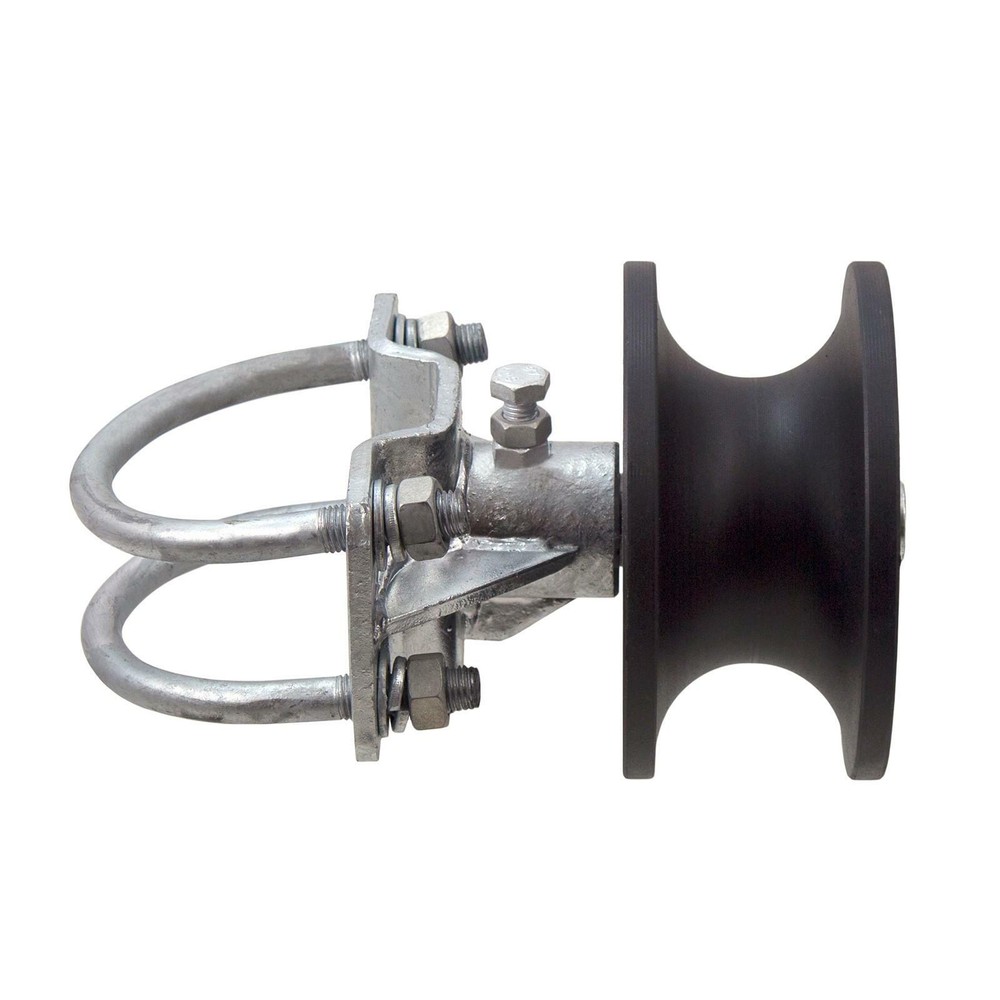 4" Round Post x 2 1/2" Round Gate Frame Premium Nylon Cantilever Roller