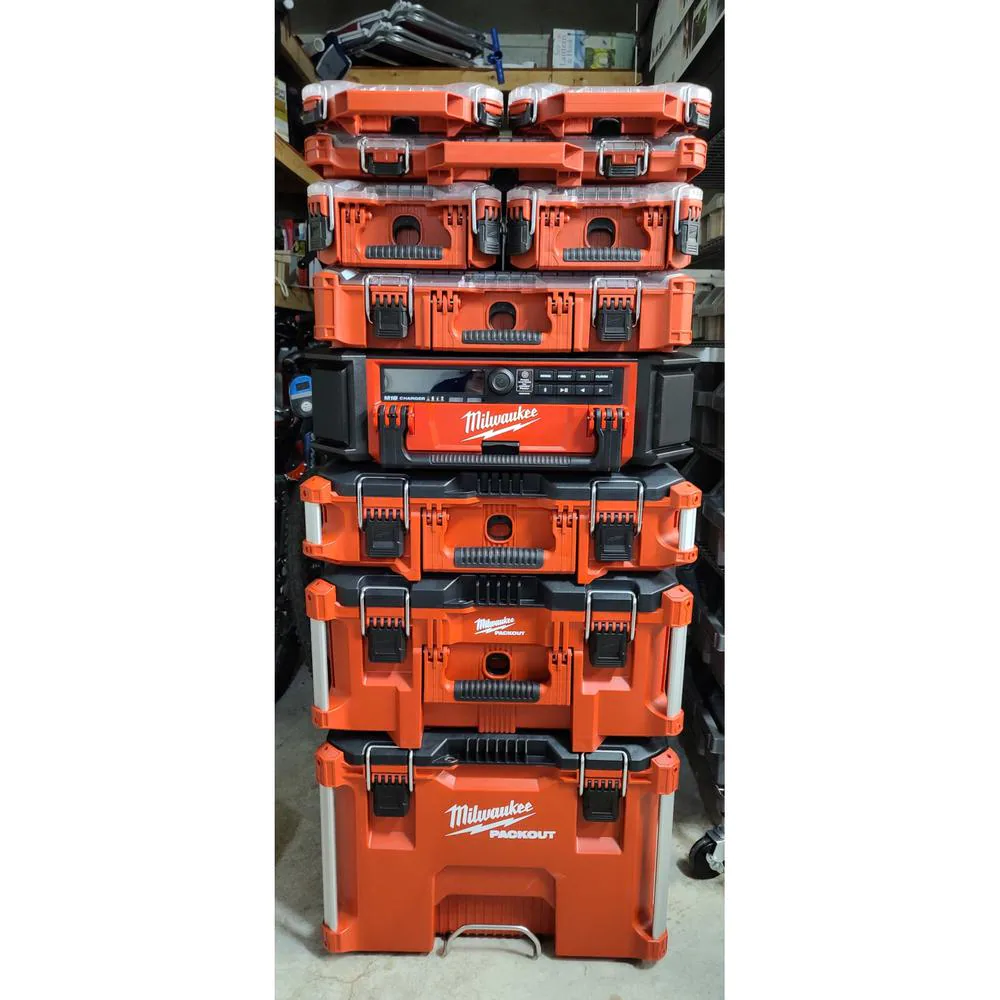PACKOUT 5-Compartment Low-Profile Compact Small Parts Organizer
