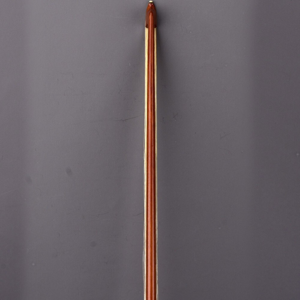 Master E.SARTORY Copy Pernambuco Violin Bow 4/4 Ebony Big Eye Carved Silver Fast